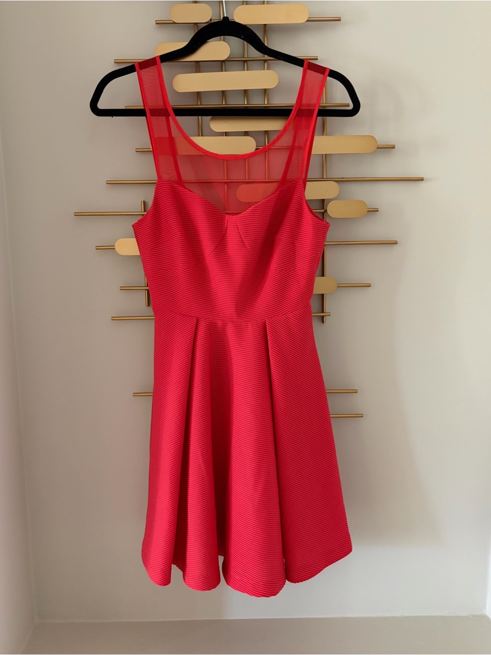 BCBG empire waist dress with back tie- size 2